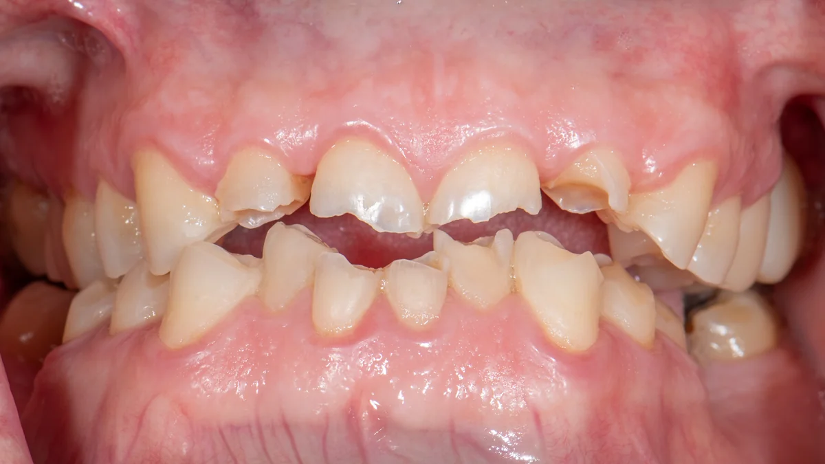 Before — Full mouth reconstruction