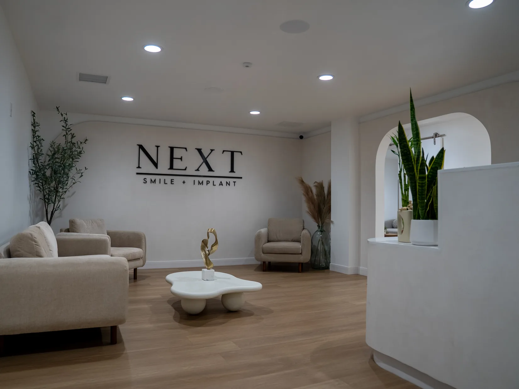 Comfortable patient waiting room